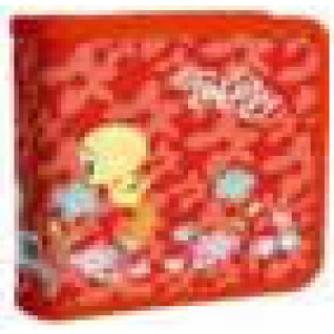 Tweety 40 CD Wallet Colour: Red
