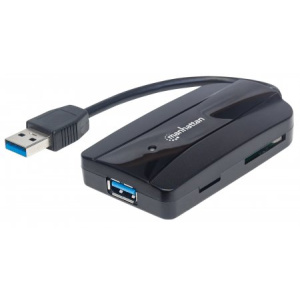Manhattan SuperSpeed USB 3.0 Hub and Card Reader