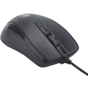 Manhattan Wired USB Optical Mouse – Compact Three