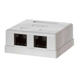 Netix RJ45 double surface mount box