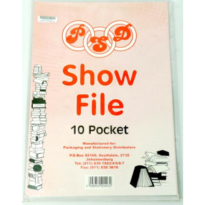 PSD A4 Flip File 10 Page