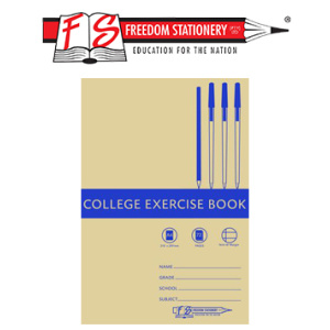 Freedom A4 College Exercise Book Feint and Margin