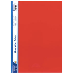Marlin A4 Red Quotation and Presentation Folder