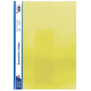 Marlin A4 Yellow Quotation and Presentation