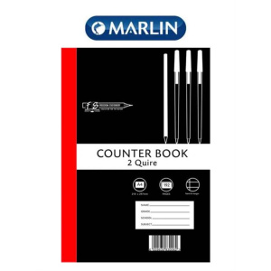 Freedom A4 Feint and Margin 2 Quire Counter Book