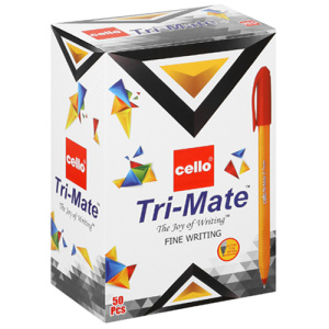Cello Trimate Fine Point Pens 0.7mm Box of 50