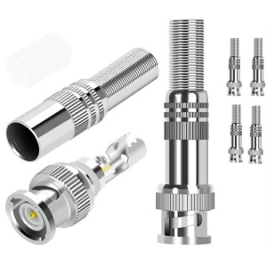 Securnix RG59 Twist Spring Male BNC Connector