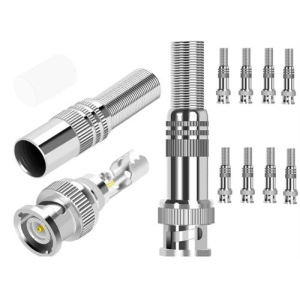 Securnix RG59 Twist Spring Male BNC Connector