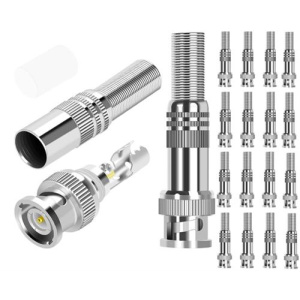 Securnix RG59 Twist Spring Male BNC Connector