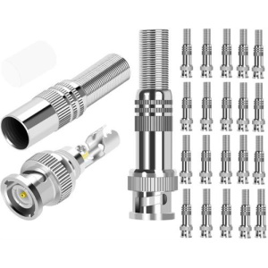 Securnix RG59 Twist Spring Male BNC Connector