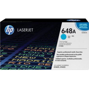 HP Original Replacement for HP 648A CE261A Cyan
