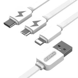 Ezra 3 in 1 Charging data Cable with Ligtning