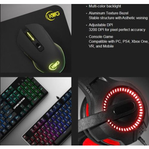 KWG Draco E1A 4 in 1 RGB Multi Colour Backlit