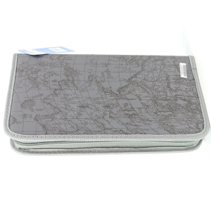 Ebox 80pcs Cd Wallet Grey Map