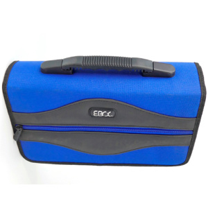 Ebox 104pcs Cd Wallet Blue & Black