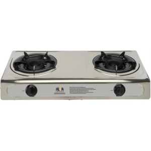 Alva Stainless Steel Two Plate Gas Stove