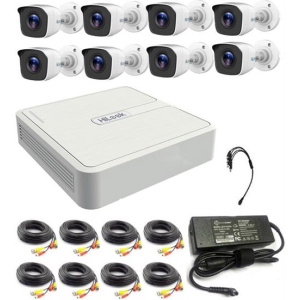 HiLook 8 Channel DVR with 8x 1080p HD Bullet