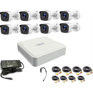HiLook 16 Channel DVR with 16x 1080p HD Bullet