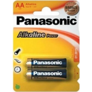 Panasonic Alkaline Power AA Batteries 2 Pack