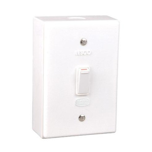 Lesco LSS Range 1 Lever 1 Way Switch Shrink