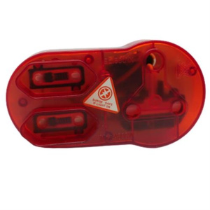 Solarix Red Surge Plug Adapter 2x2 6Amp