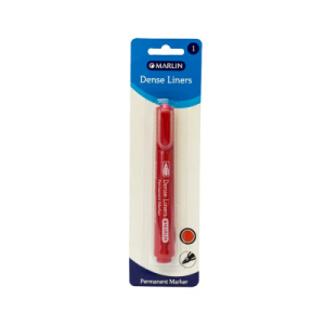 Marlin Dense Permanent Markers 1's Red