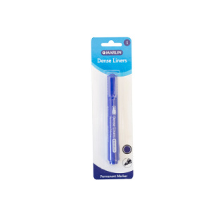 Marlin Dense Permanent Markers 1's Blue