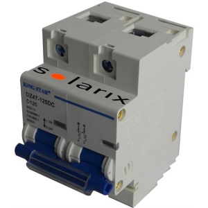 Solarix DZ47125DC Series 2 Pole Mini Circuit