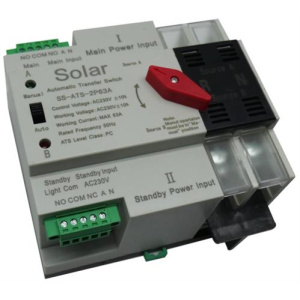 Solarix Dual Power ATS 63A 2 Pole Automatic