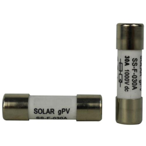 Solarix 30A Solar Photovoltaic Fuse 38mm x 10mm