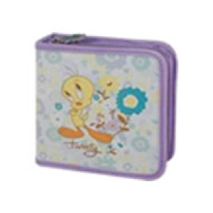 Tweety 40 CD Wallet Colour::PURPLE
