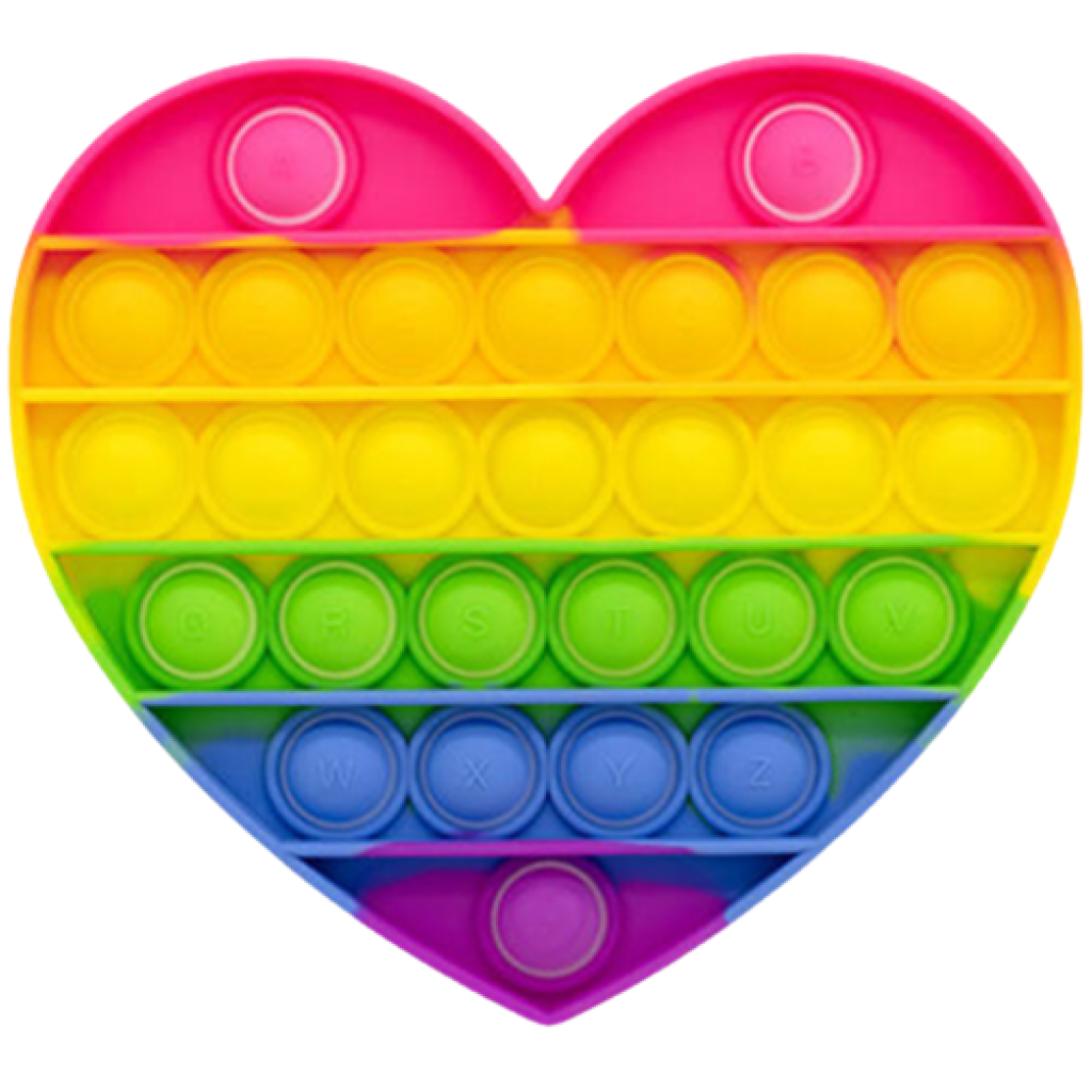 Sceedo Pop It Bubble Heart Fidget