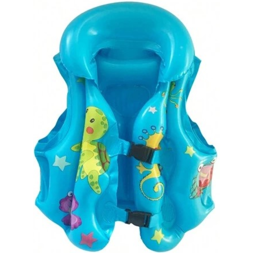 Casey Kids Small Inflatable Swimming Vest Blue