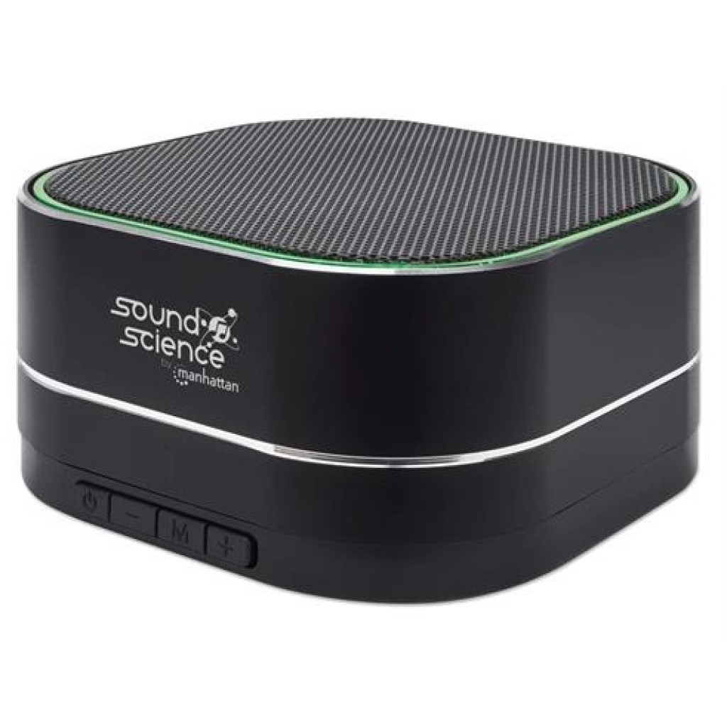 Manhattan Sound Science Metallic LED Bluetooth Speaker