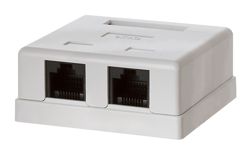 Netix RJ45 Double Surface Mount Box 29-0020A Netix RJ45 Double Surface Mount Box 29-0020A