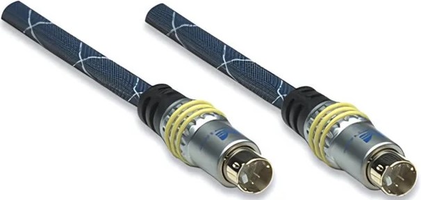 Manhattan S-Video Premium 1.5M Audio and Visual Cable Manhattan S-Video Premium 1.5M Audio and Visual Cable