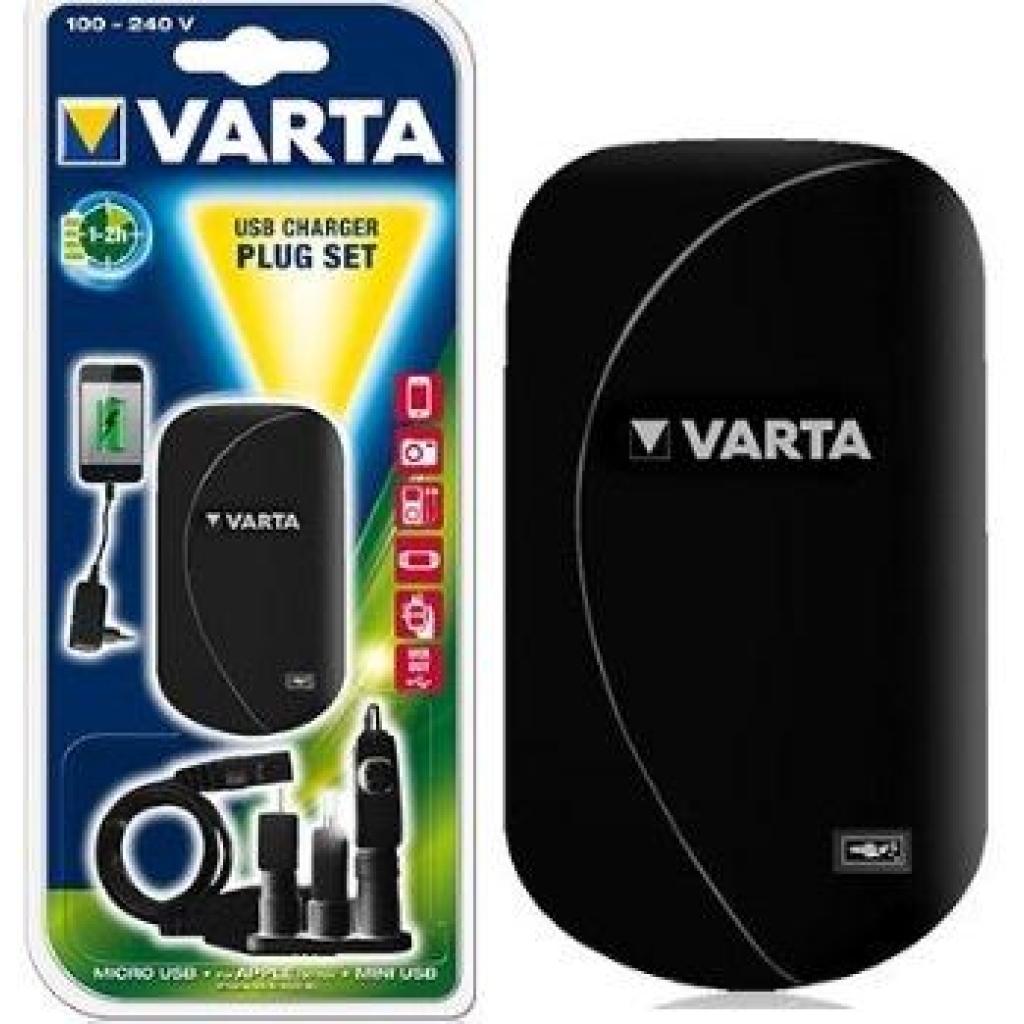 Varta V Man USB Charger Plug Set