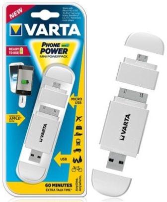 Varta White Mini Powerpack Charger Smart 2 In 1 Solution Varta White Mini Powerpack Charger Smart 2 In 1 Solution