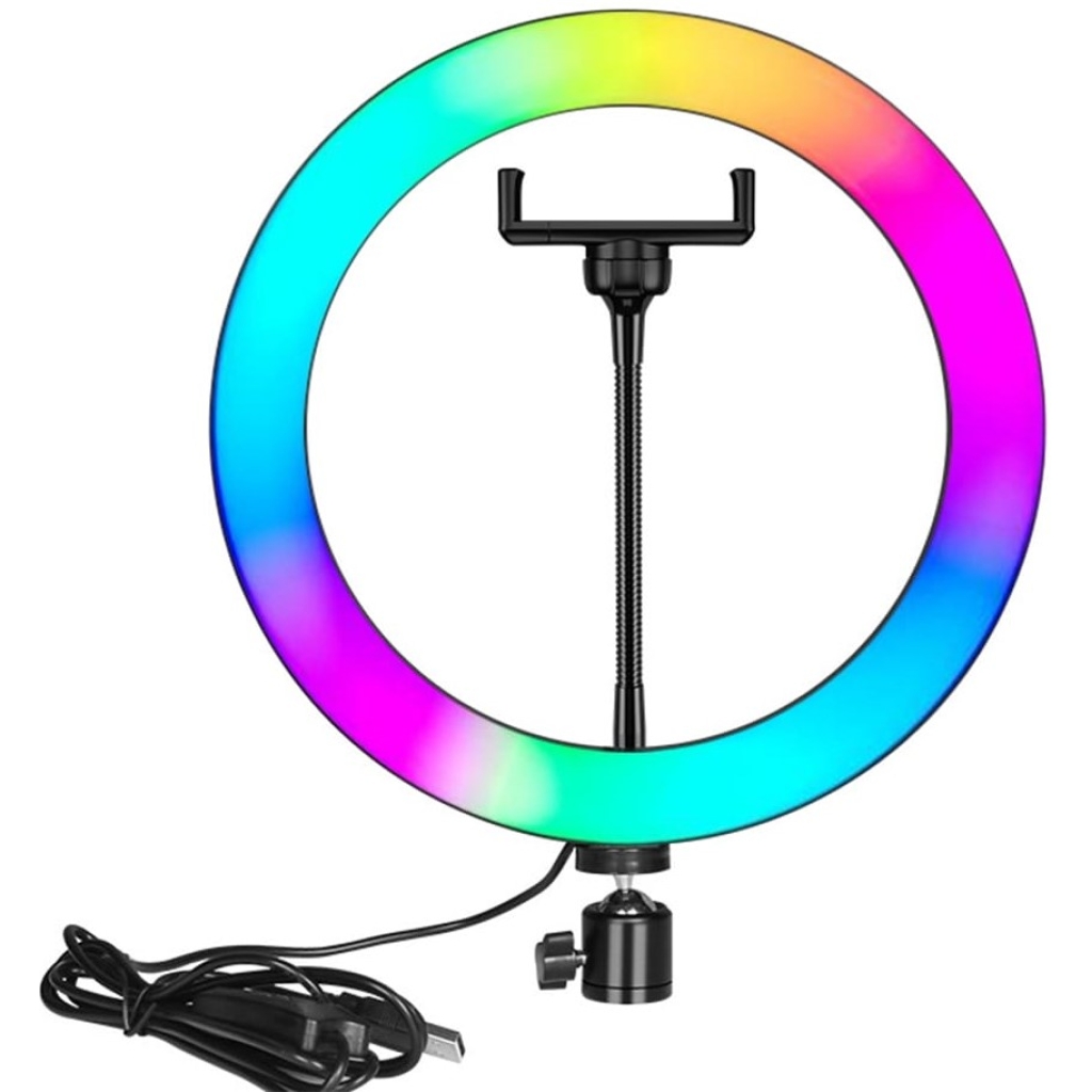 Nesty 10 Inch Multipurpose USB Powered Selfie RGB LED Ring