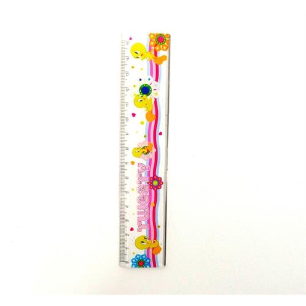Tweety 15cm Ruler and Steel Cutting Edge