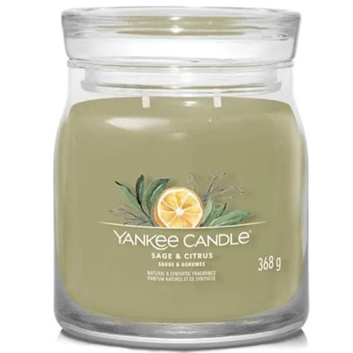 Yankee Candle Signature Collection Sage & Citrus Medium Jar Yankee Candle Signature Collection Sage & Citrus Medium Jar