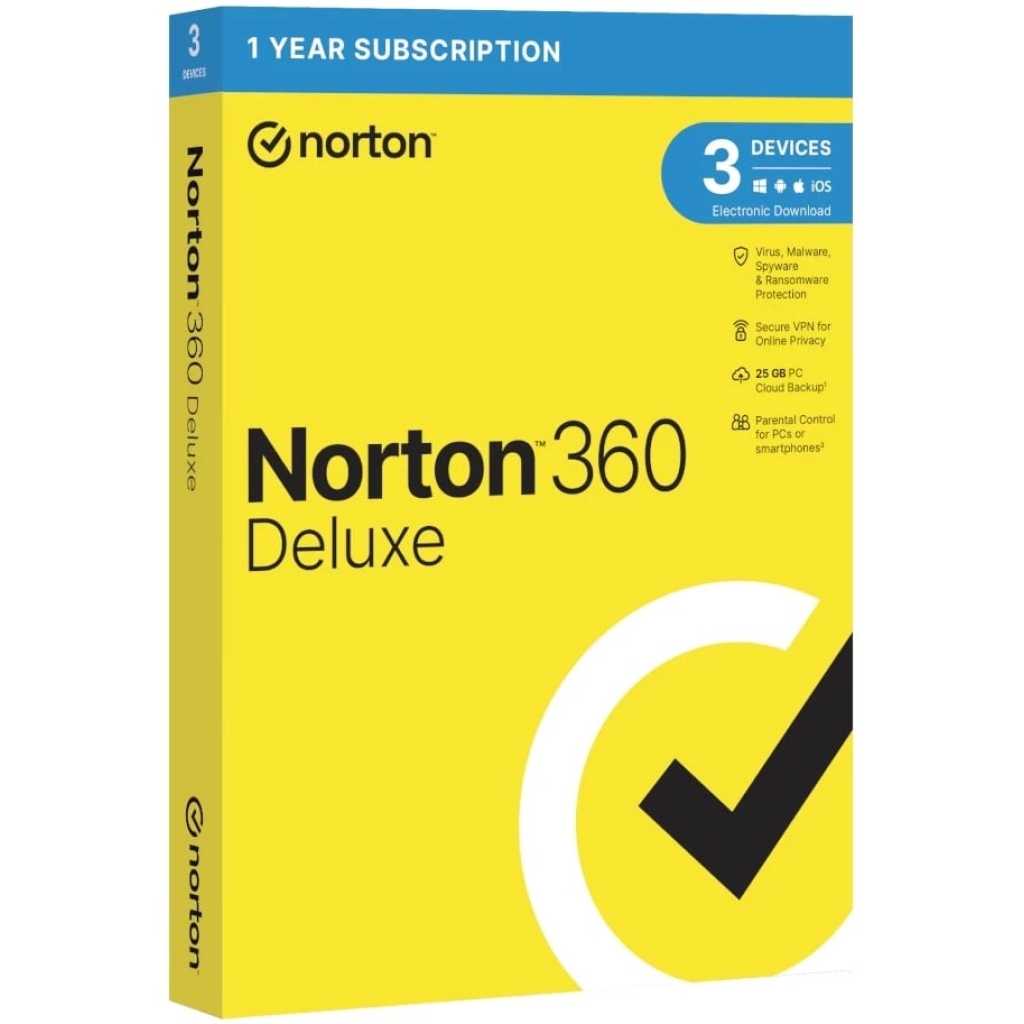 Norton 360 Deluxe 3-Device Annual License