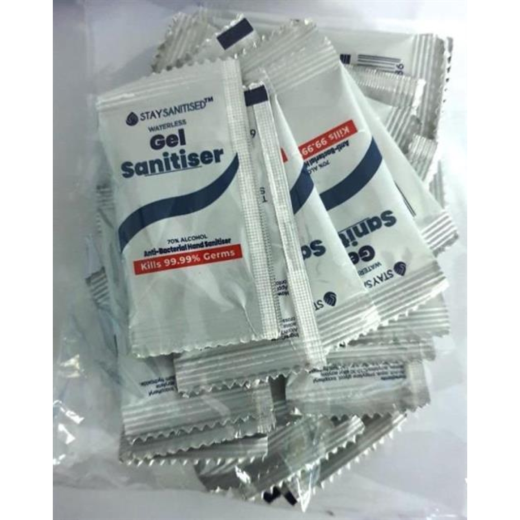 Casey Travel Gel Sanitiser Sachet 3ml Pack of 30
