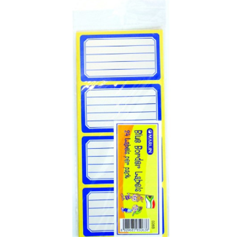 Marlin Colour Border School Labels Marlin Colour Border School Labels