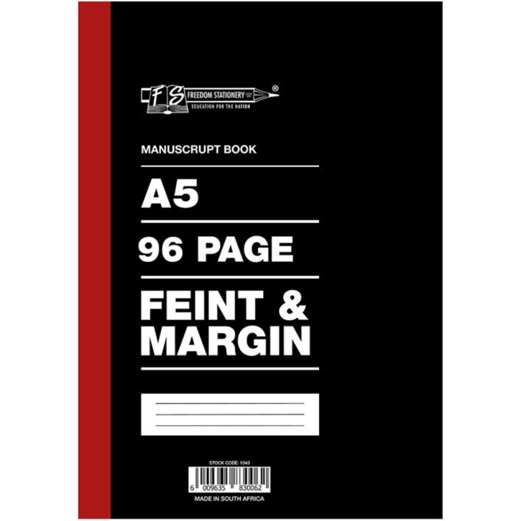 Freedom A5 Manuscript Book 1 Quire 96 Pages