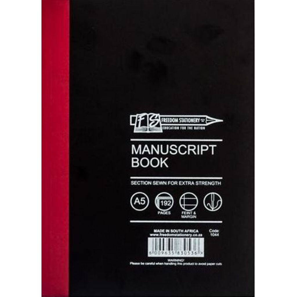Freedom A5 Manuscript Book 2 Quire 192 Pages