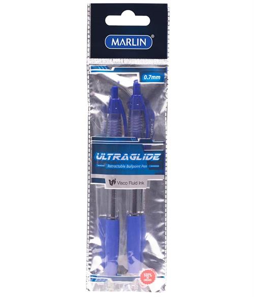Marlin Arrowline Retractable Pens Blue Marlin Arrowline Retractable Pens Blue