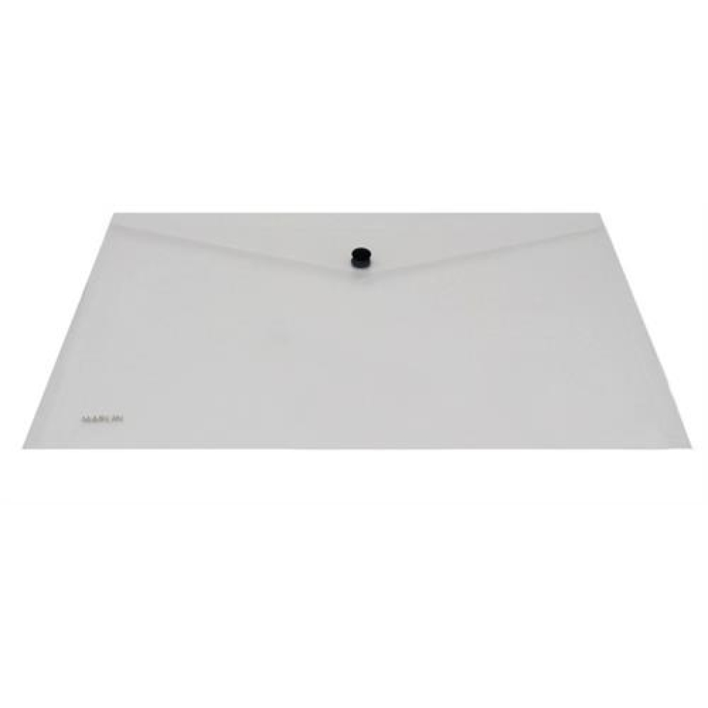 Marlin A4 Clear Carry Folder with Stud