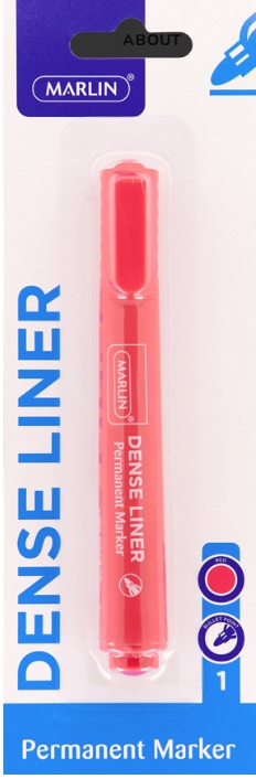 Marlin Dense Permanent Markers 1's Red Marlin Dense Permanent Markers 1's Red