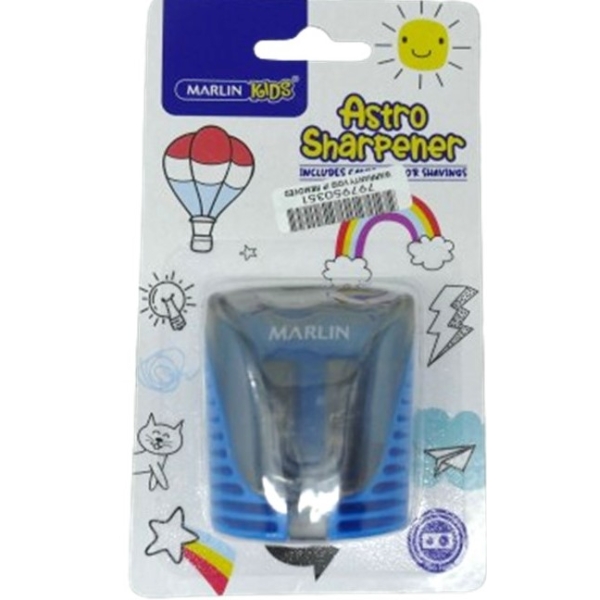 Marlin Astro Stand Up 2 Hole Sharpener Blue